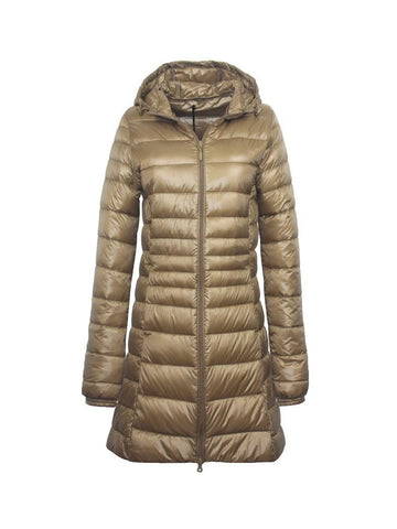 Light Down Jacket Women With Hooded Down Coat Female Big Size Coats