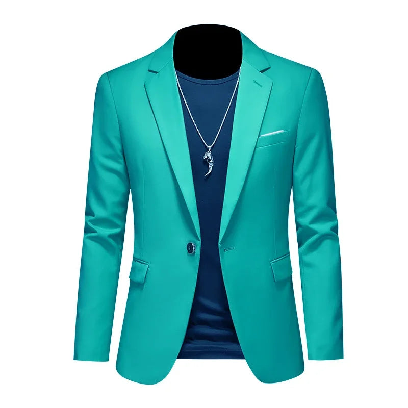 Casual Business Men's Blazer Groom Wedding Gown Blazers for Men