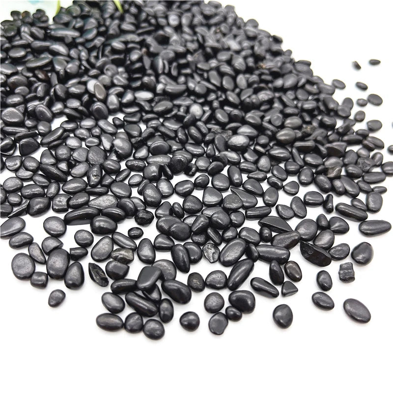 Natural Black Shungite Gravel Stone Crystal