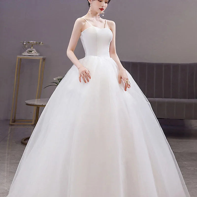 French Princess Dress Dream Elegant White Wedding Dresses