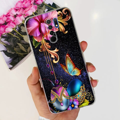 For Xiaomi Redmi 9 Prime Case Fashion Marble Soft Silicone Transparent Phone Back Cover For Xiaomi Redmi 9 Bumper on Redmi9 Capa