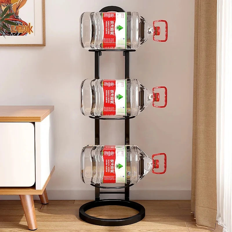 Three Layers Lndoor Basketball Storage Rack