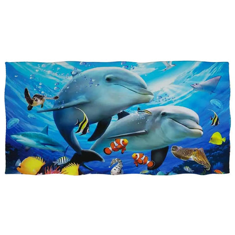 Ocean Animals Cotton Bath Towels