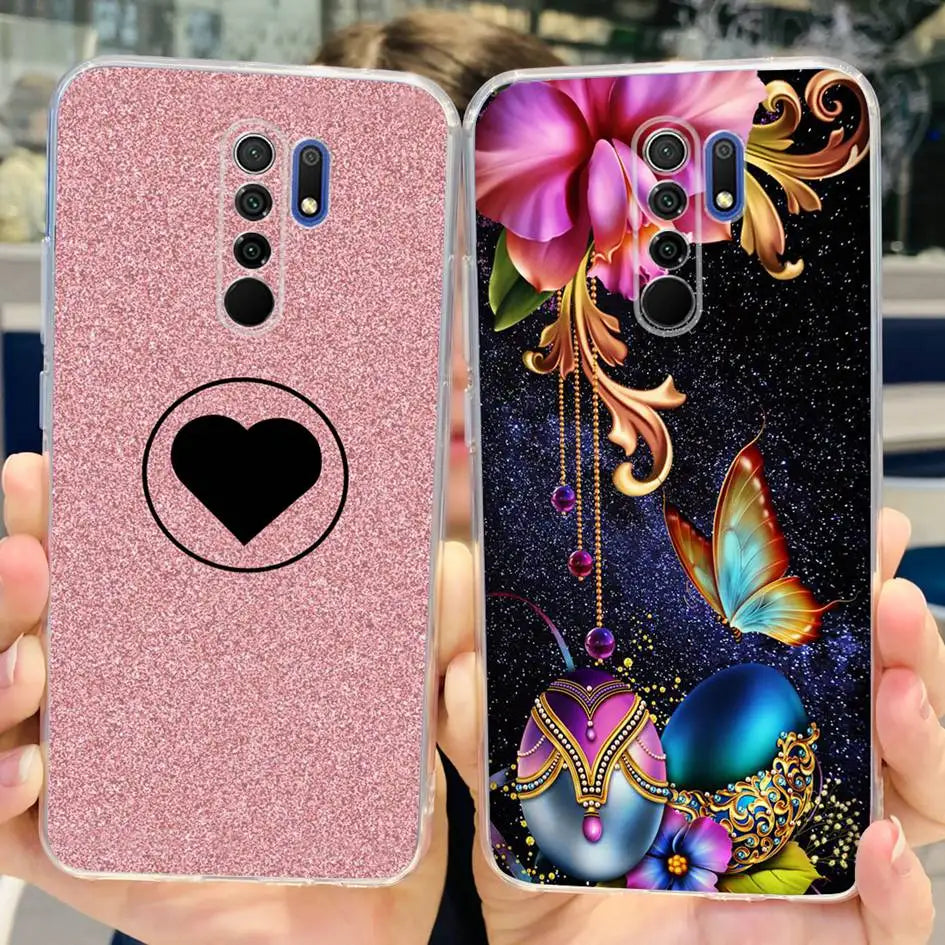 For Xiaomi Redmi 9 Prime Case Fashion Marble Soft Silicone Transparent Phone Back Cover For Xiaomi Redmi 9 Bumper on Redmi9 Capa