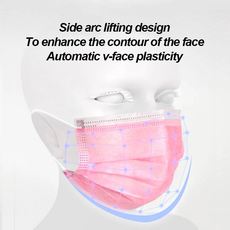 10-200pcs Certified surgical Disposable mask