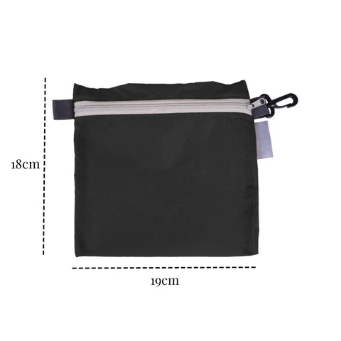 Outdoor Waterproof Bag with Hook Zipper Ultralight Storage Bag Pocket Pouch 4 Colors Camping Hiking Drift Diving Swimming Bag