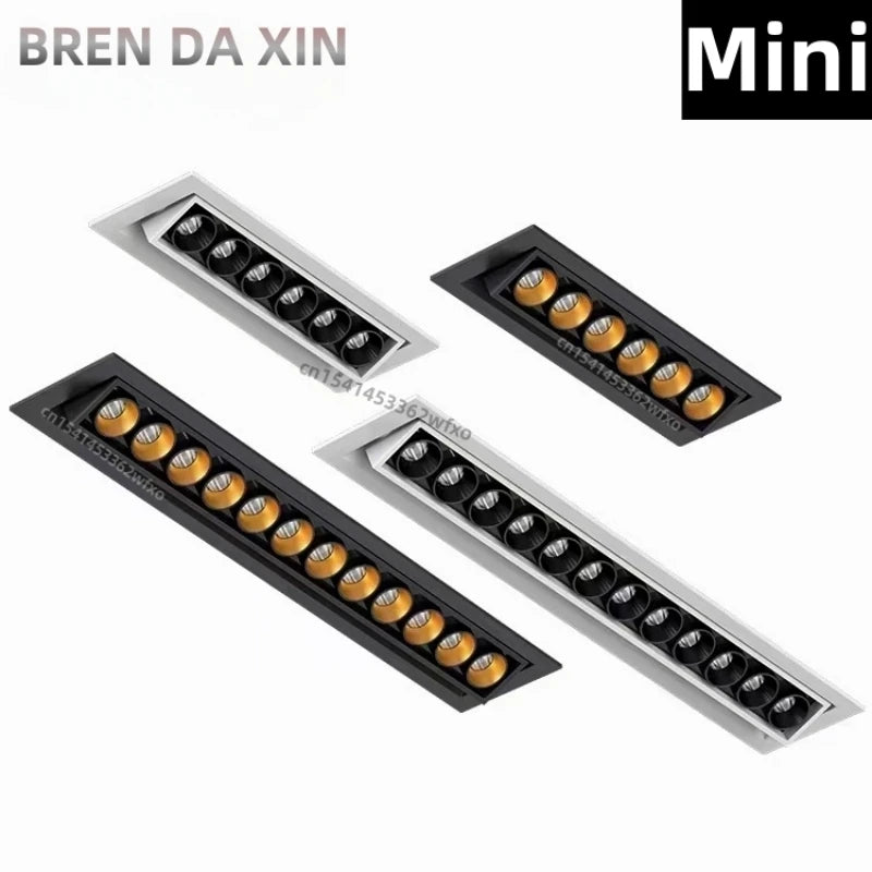 Dimmable mini LED sky lights COB downlights Spotlights AC110V-220V grille lights line lights living room interior lighting bulbs