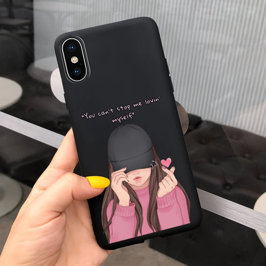 Silicone Soft Fundas Phone Back Cover Case For iPhone