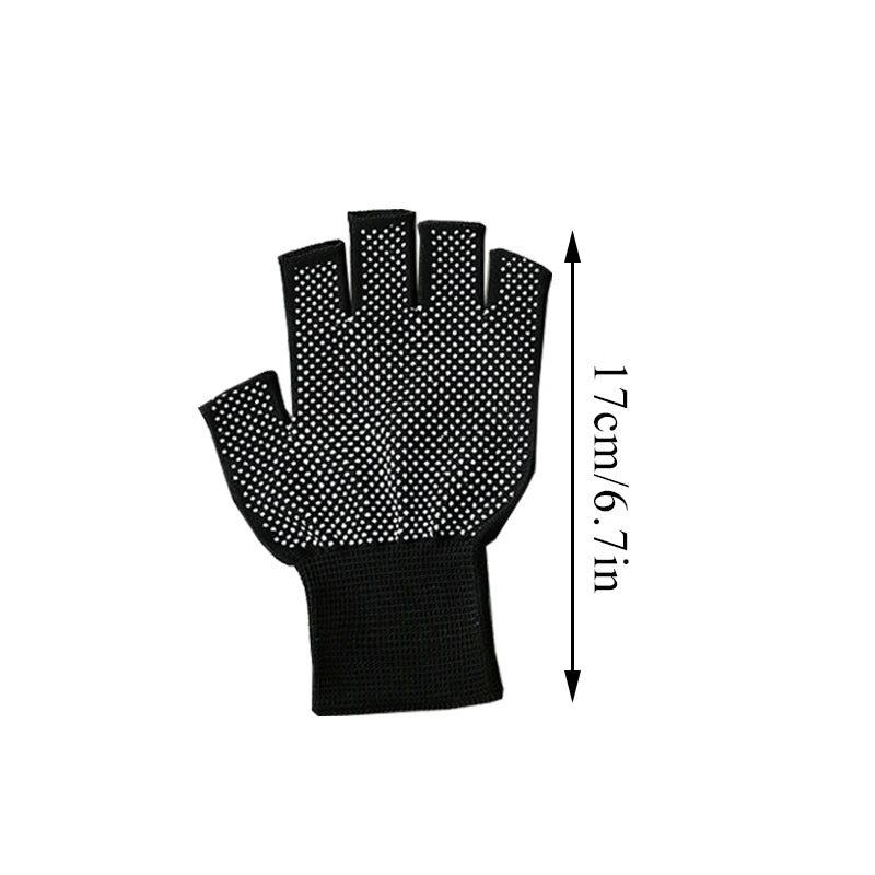 Women Men Arthritis Compression Gloves Fingerless Joint Pain Relief