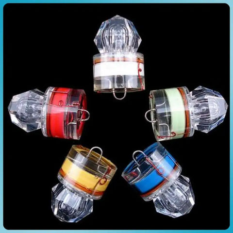 Fishing Bait Light Waterproof Mini Deep Sea Underwater Squid Strobe Attracting Diamond Shape Outdoor New Fishing Tool Lights