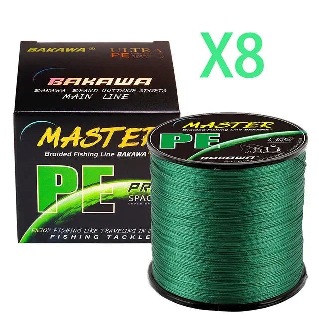 8 Strand Japan Multifilament Smooth Carp Fishing Wire Tackle