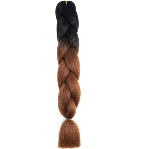 AZQUEEN 24 Inch Jumbo Braids Extensions Synthetic Braiding Hair Afro Ombre Color kanekalon Hair for Children Braid