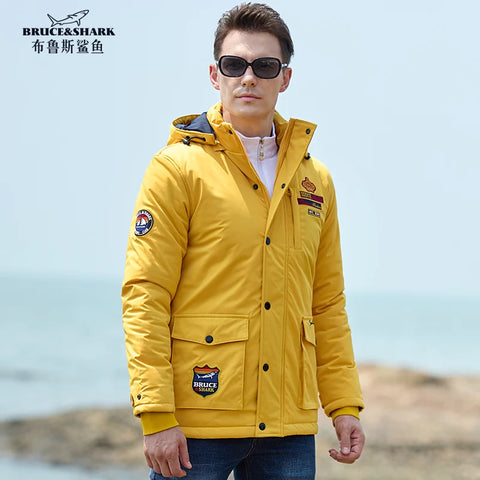 Men's Coats Thicken Cotton Male Blouse Fashion Loose Big Size