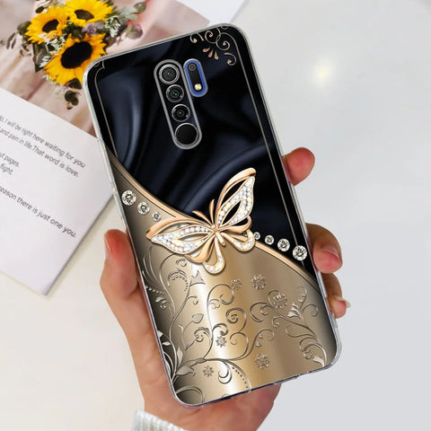 For Xiaomi Redmi 9 Prime Case Fashion Marble Soft Silicone Transparent Phone Back Cover For Xiaomi Redmi 9 Bumper on Redmi9 Capa