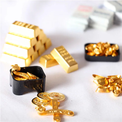 Gold Bar Miniature Mini Gold Ingot Coins