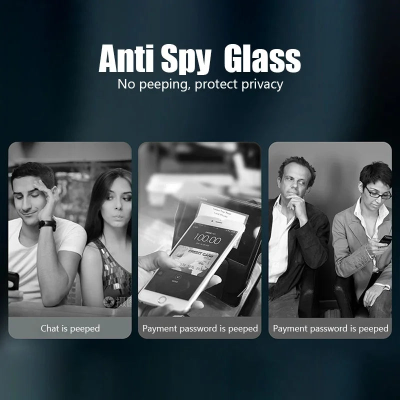 Anti-spy Protective Glass For iPhone