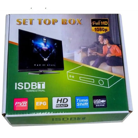 SA Satellite Signal TV BOX ISDB-T Set Top Box 1080P HD Video Terrestrial Digital TV Receiver For Brazil/Peru/Argentina/Chile