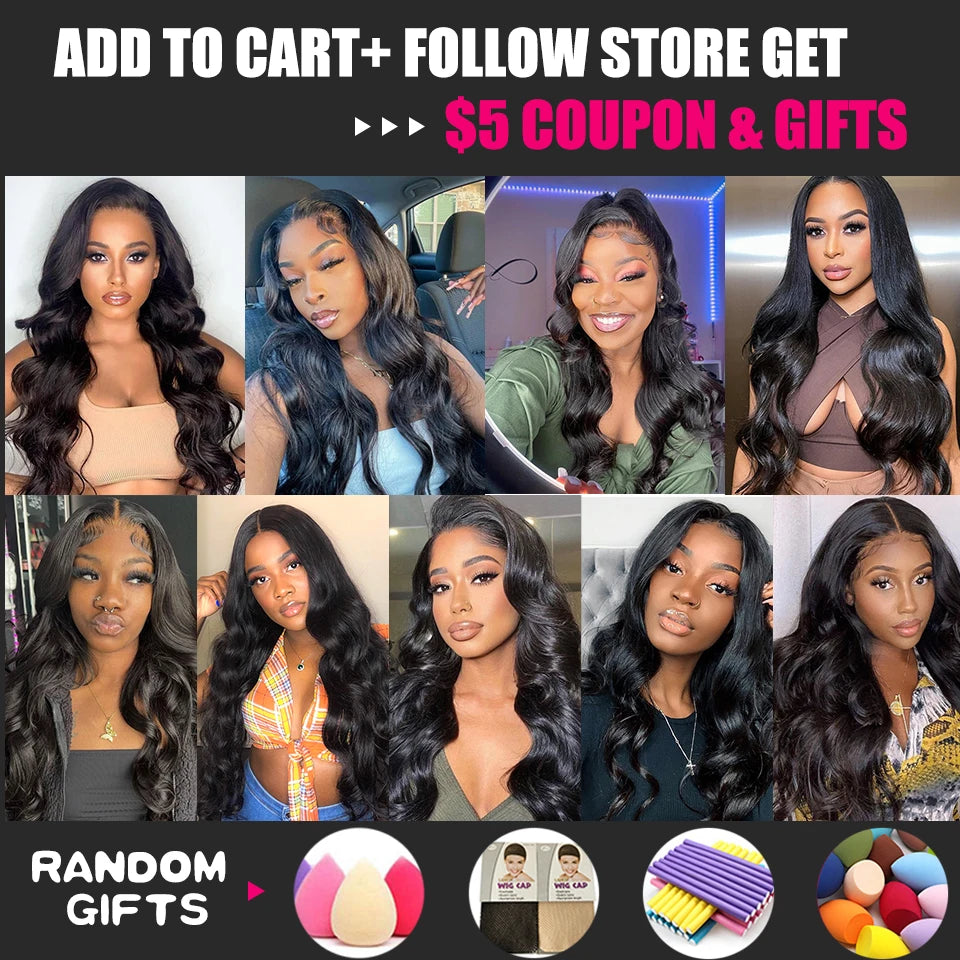 Body Wave Bundles Brazilian Human Hair Weave