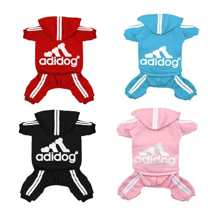 Adidog Pet Clothes for Dog Cat Puppy Hoodies Coat Winter Spring Sweatshirt Warm Sweater