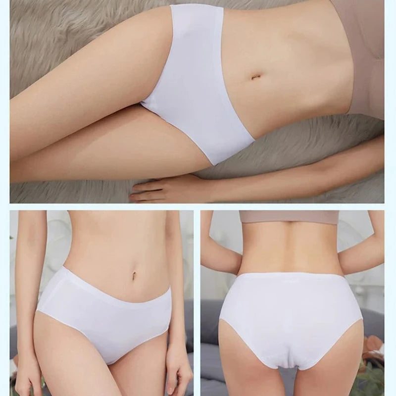 Women's Panties Solid Seamless Underwear