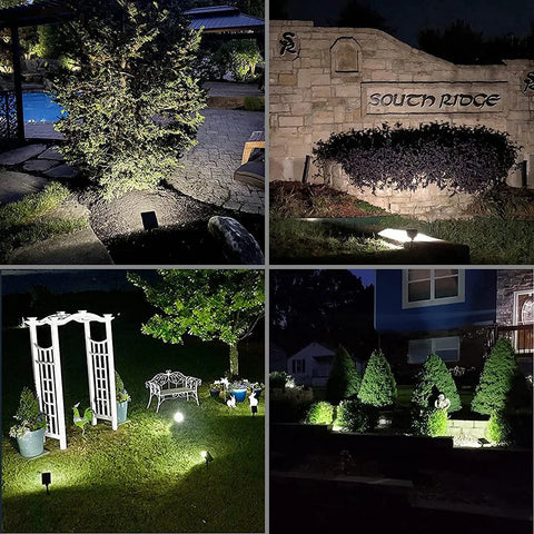 48 LED Solar Lawn Lights Outdoor Landscape Spotlights IP65 Waterproof Upgraded Solar Powered Wall Lamp Villa Garden Decorative