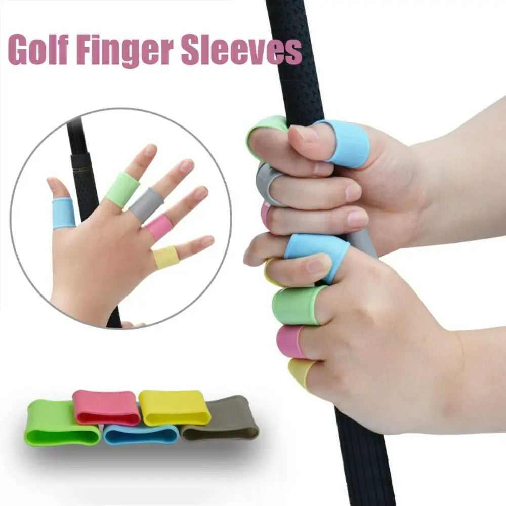 Hand Protector Support Sports Finger Band Golf Finger Sleeves Silicone