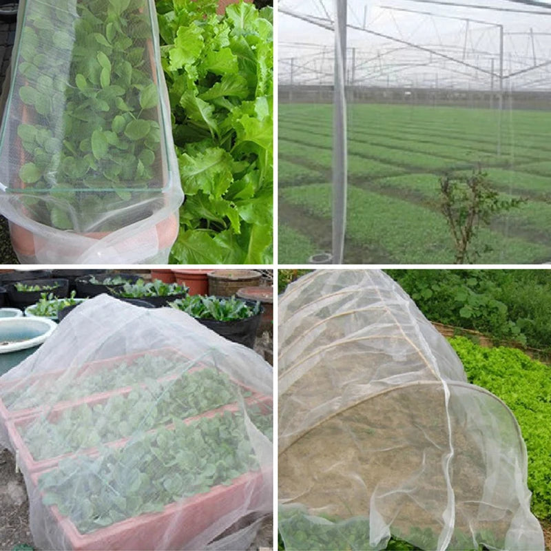 Plant Vegetables Insect Protection Net Garden Fruit Care Cover Flowers Greenhouse Protective Net Pest Control Anti-Bird 60 Meshs