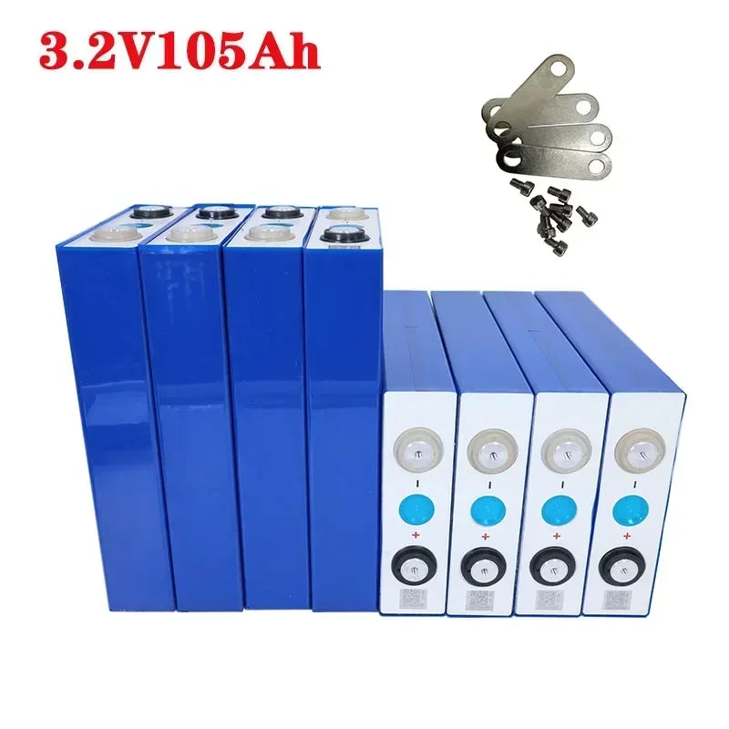 4PCS NEW 3.2V 120Ah lifepo4 battery