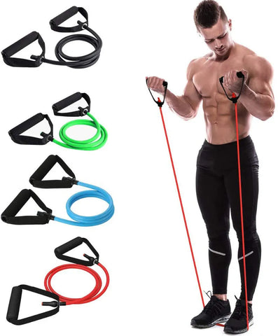 Fitness Exercise Tube Band for Home Workouts Strength Training