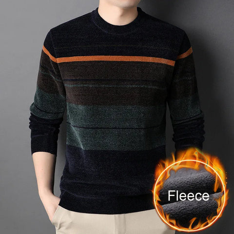 Men Long Sleeve Autumn and Winter Warm Clothing Multi-color