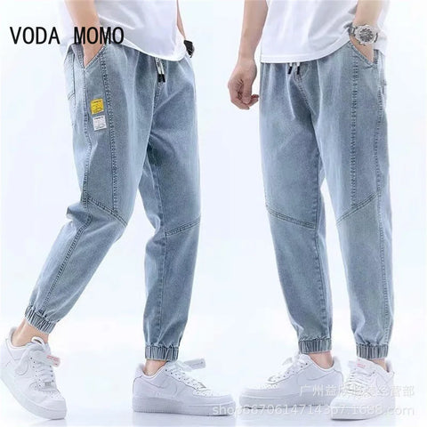 Men's Jeans Jogger Thin Harem Pants