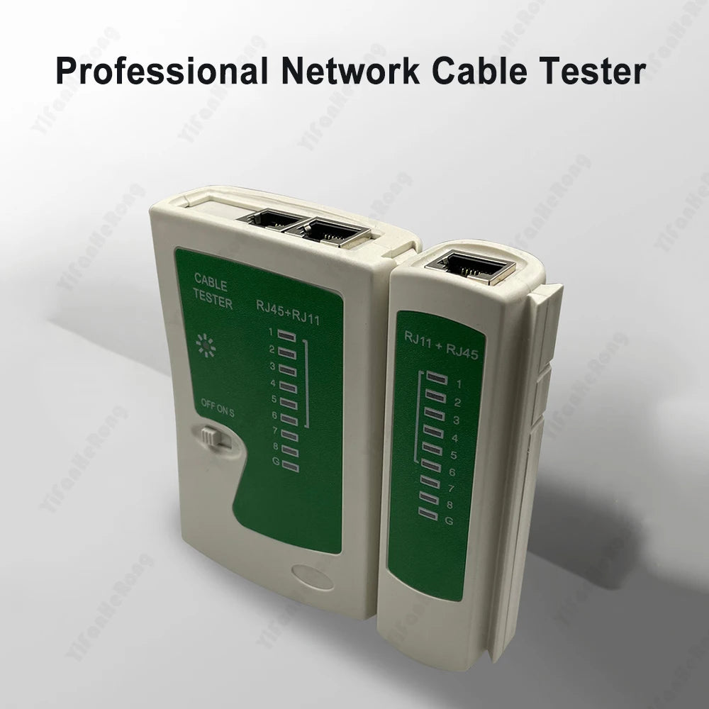 Network Lan Cable Tester Test Rj45 Rj-11 Cat5 Utp Ethernet Tool Cat5 6 E Rj11 8P Portable Network Cable Tester Networking Tool