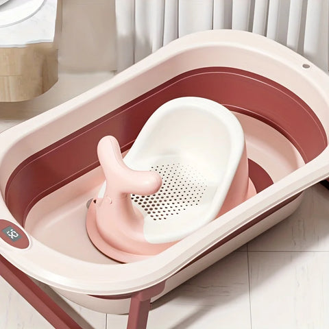 Real-time Temperature Silicone Baby Bathtub