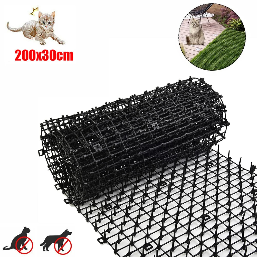 2M Dog Cat Scat Mat Animal Deterrent Repellent Plastic Scarer-Spike Tool Polypropylene Anti Cat Mat Household Garden Tools