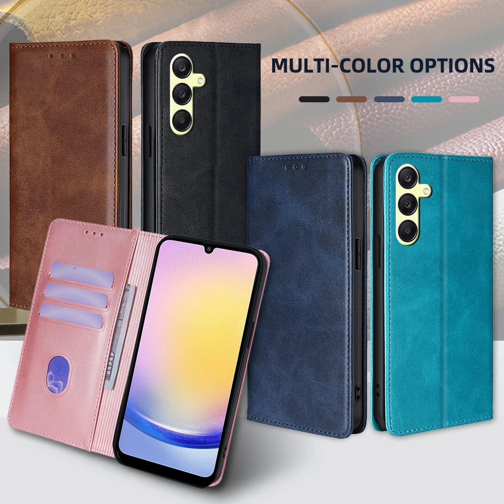 Business Leather Phone Case for Samsung Galaxy