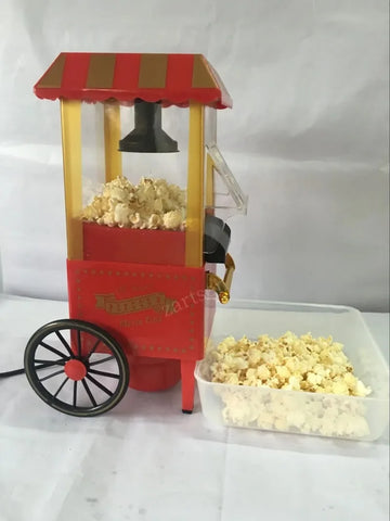 Electric Popcorn Maker Home Corn Popcorn Making Machine Fully Automatic Trolley Corn Popper DIY Creativity For Children