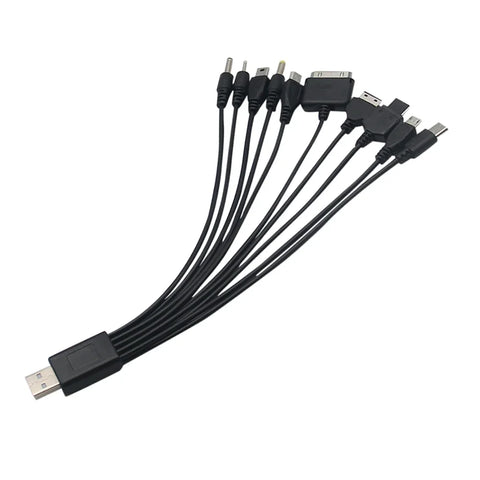 10 in 1 Micro USB Multi Charger Usb Cables