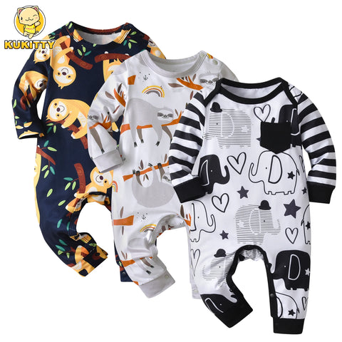 Cute Newborn Infant Baby Boys One Piece