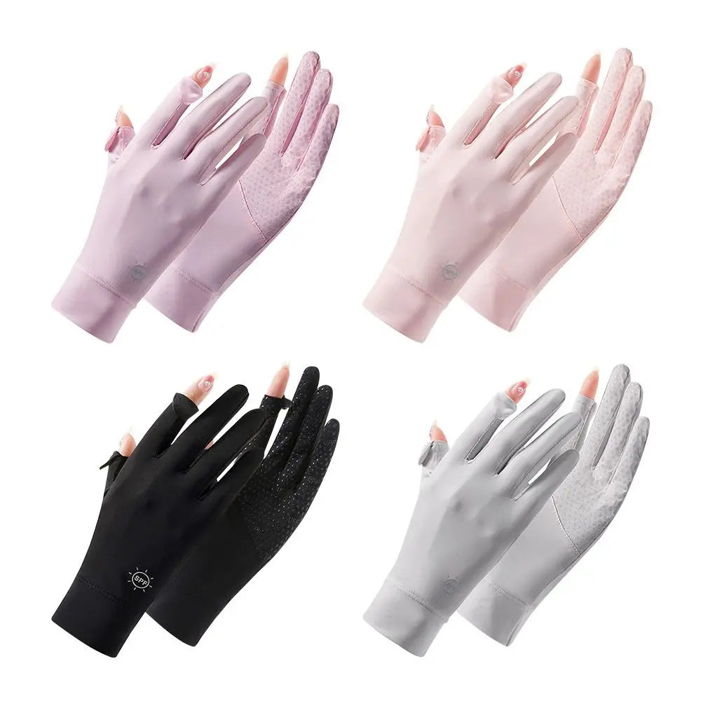 Breathable Touch Screen Anti-UV Women Gloves