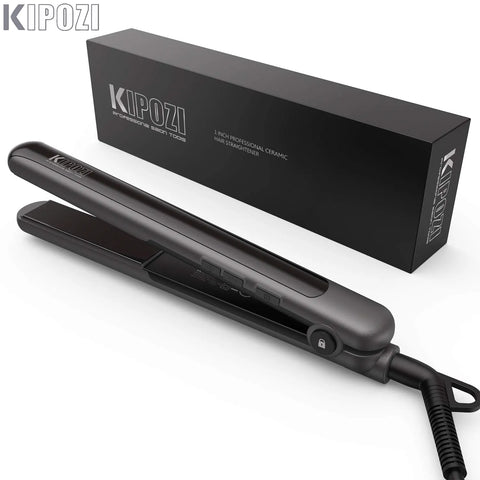 2 In 1 Hair Curler Adjustable Temperature Fast Heating Hair Straightener