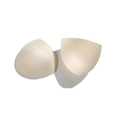 2Pairs Women Intimates Accessories Triangle Sponge Swimsuit Breast Push Up Padding Bra Foam Insert Cotton Chest Enhancers