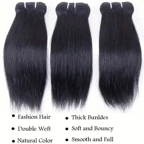 Wholesale Short Human Hair Weave Bone Straight Brazilian Virgin Human Hair Bundles Natural Color Hair Extensions 100 Gram Cheap