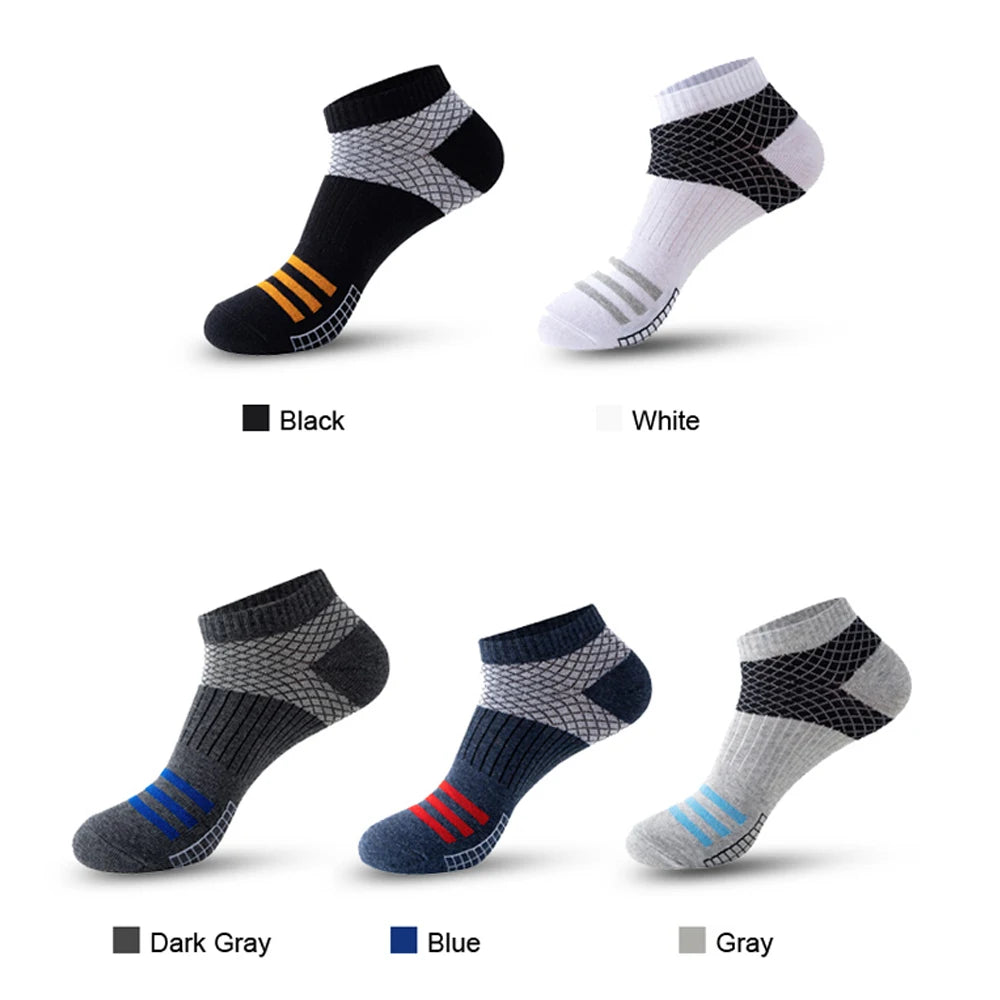 Male Short Ankle Athletic Socks