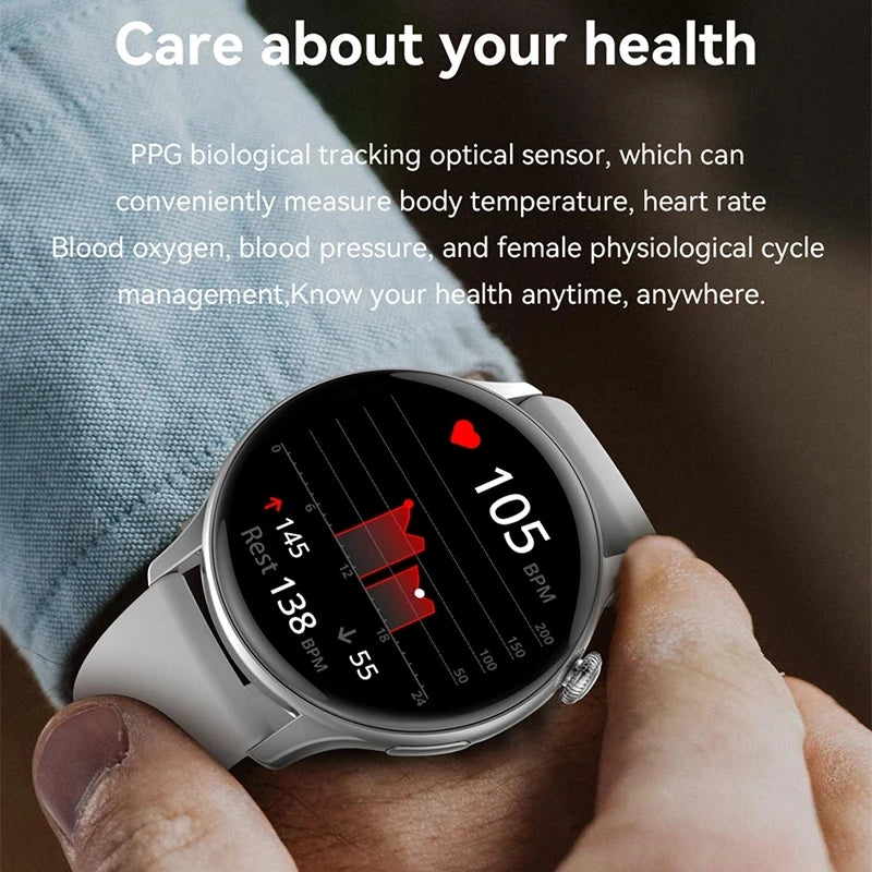 2024 [Voice Call/Fitness Tracker Answer/Artificial Intelligence Recognition/Sleep Tracking] Smartwatch for Women, IP68 Waterproo