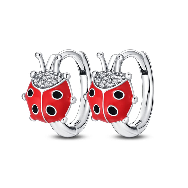 Sterling Silver Earrings Animals Insects Series