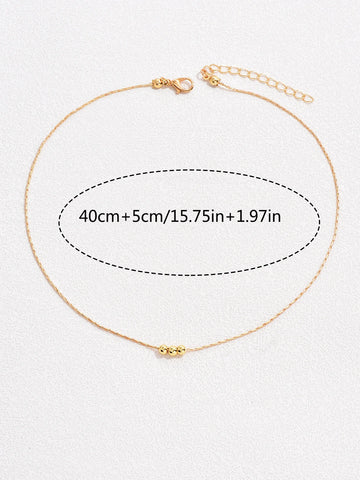 Stainless Steel Necklaces New Trend Gold Color Silver Color Metal Charms Pendants Chains Fashion Necklace For Women