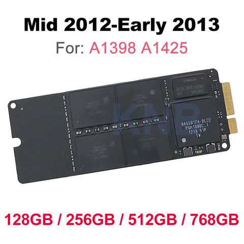 Original SSD Solid State Drive 128GB 256GB 512GB 1TB For Macbook Pro Retina A1398 A1425 A1502 2012 2013 2014 2015 Year