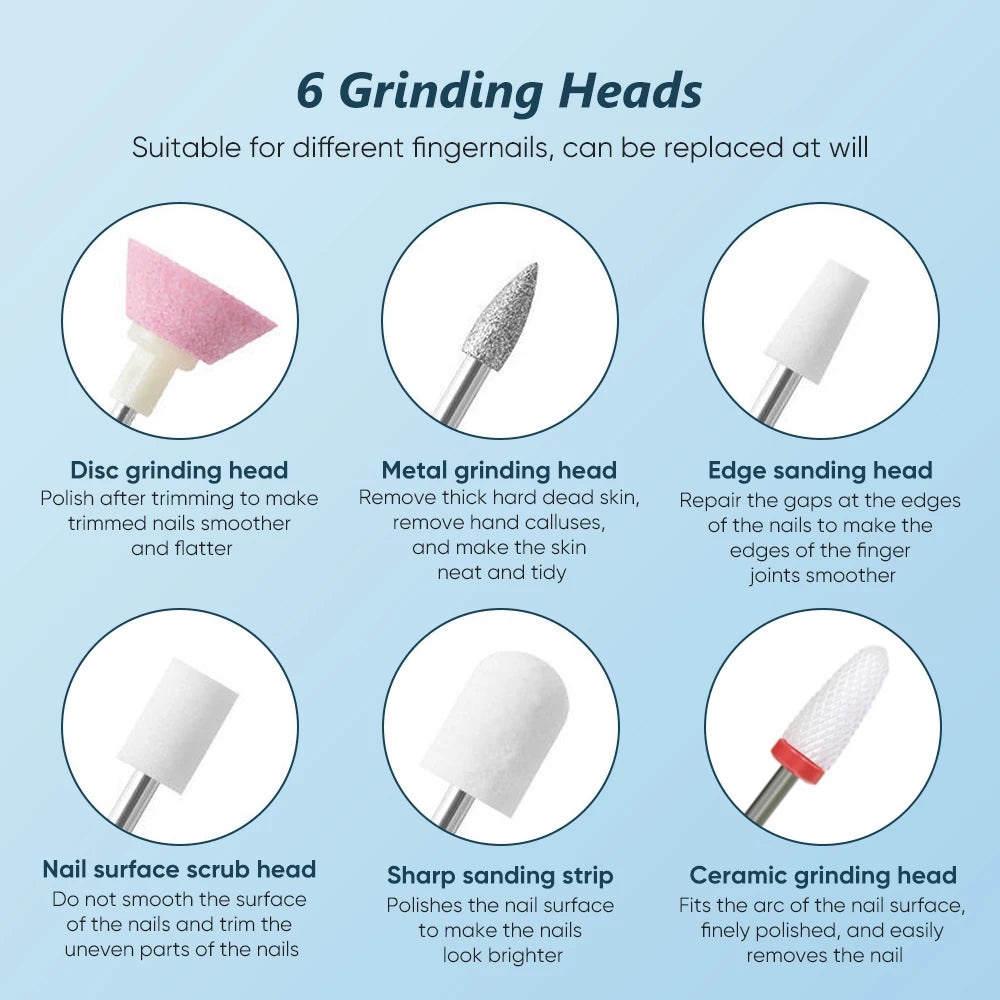 Professional Nails Grinding Polishing