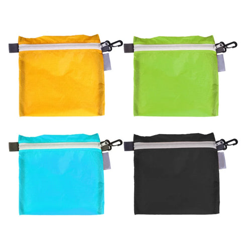 Outdoor Waterproof Bag with Hook Zipper Ultralight Storage Bag Pocket Pouch 4 Colors Camping Hiking Drift Diving Swimming Bag