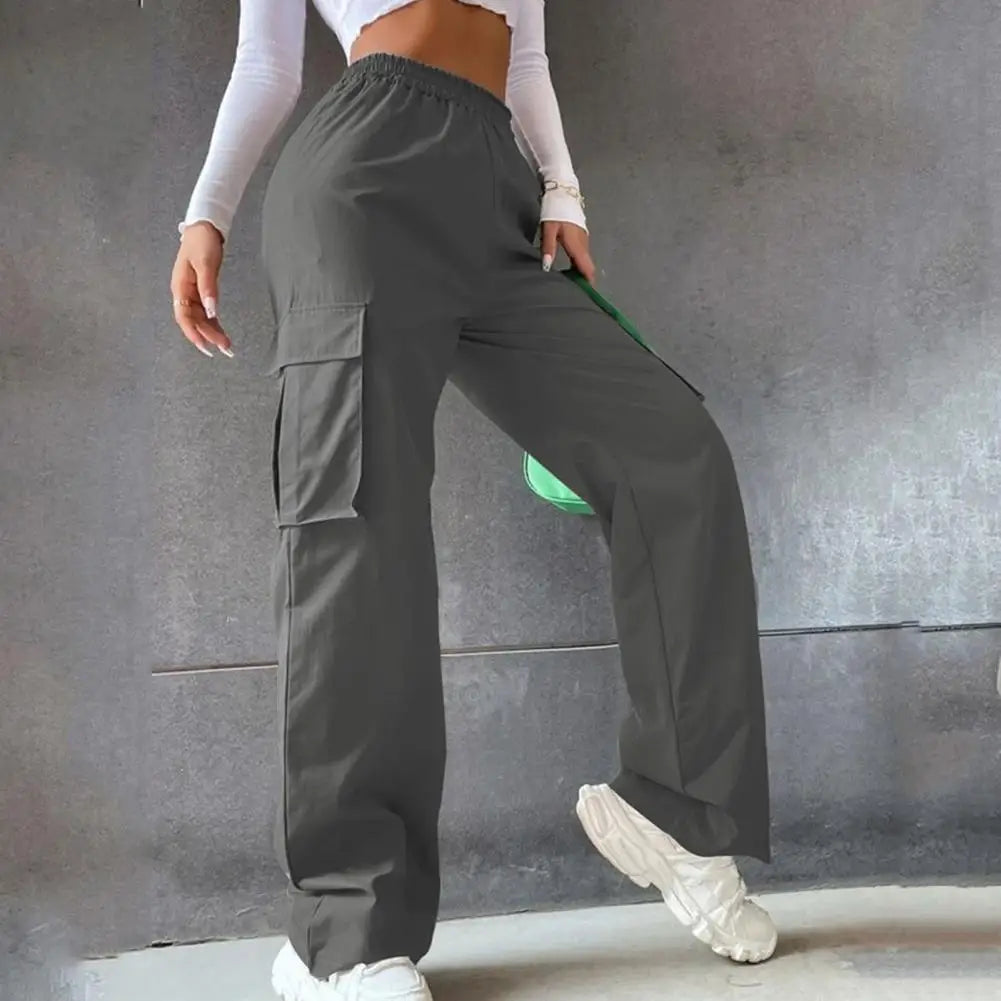 Women Cargo Trousers Korean Streetwear